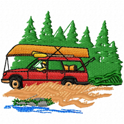 Landscapes Embroidery Design 7 Landscapes Embroidery Design 7